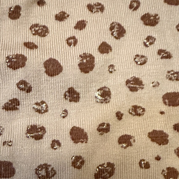 Democracy Beige and Rose Gold t-shirt with cute cinches at shoulder sleeve 2XL - Picture 5 of 6